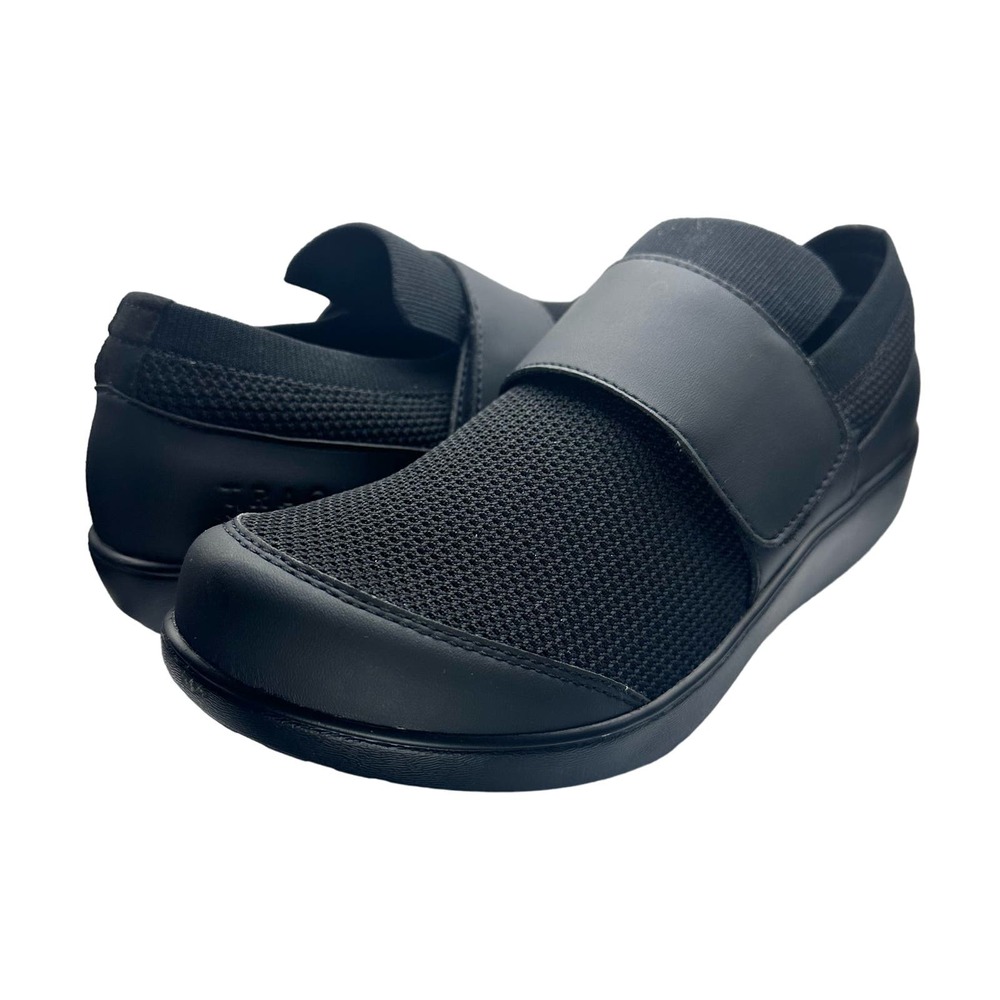 Traq by Alegria | Women | Qwik Black Comfort Slip-On Shoes | Size EU 43 US 12